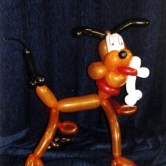 Ballonshow-Ballonfiguren-Pluto