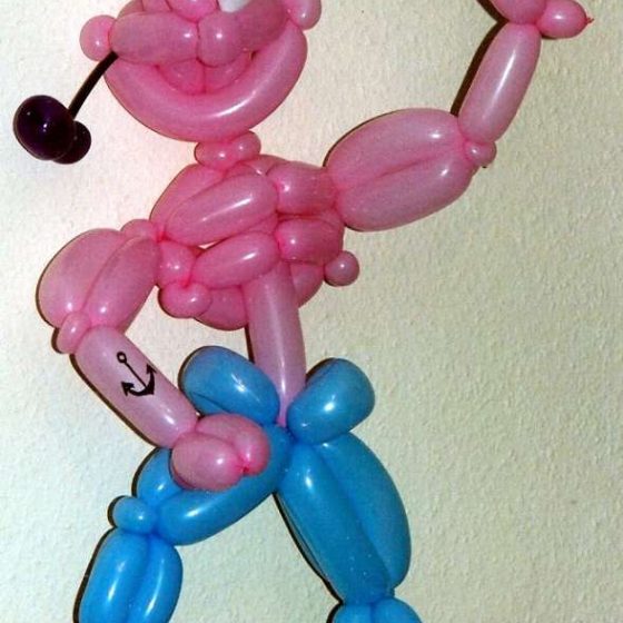 Ballonshow-Ballonfiguren-Popeye